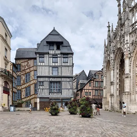 Terra Bella - Joli Renove Vue Sur L'eglise Saint Maclou Appartement Rouen
